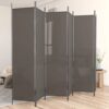 6-Panel Room Divider Anthracite 300x200 cm Fabric