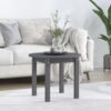 Coffee Table Grey Ã˜ 55x45 cm Solid Wood Pine