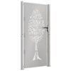 Garden Gate 100x200 cm Corten Steel Tree Design