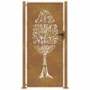Garden Gate 100x200 cm Corten Steel Tree Design