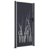 Garden Gate Anthracite 100x175 cm Steel Grass Design