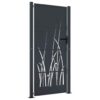 Garden Gate Anthracite 100x200 cm Steel Grass Design