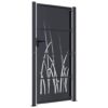 Garden Gate Anthracite 100x200 cm Steel Grass Design
