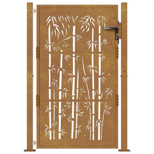 8720287217114_g_en_hd_2.jpg Garden Gate 100x125 cm Corten Steel Bamboo Design