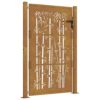 Garden Gate 100x150 cm Corten Steel Bamboo Design