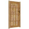 Garden Gate 100x200 cm Corten Steel Bamboo Design