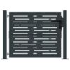 Garden Gate Anthracite 100x75 cm Steel Square Design