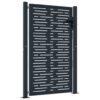 Garden Gate Anthracite 100x125 cm Steel Square Design
