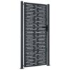 Garden Gate Anthracite 100x175 cm Steel Square Design