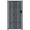 Garden Gate Anthracite 100x175 cm Steel Square Design