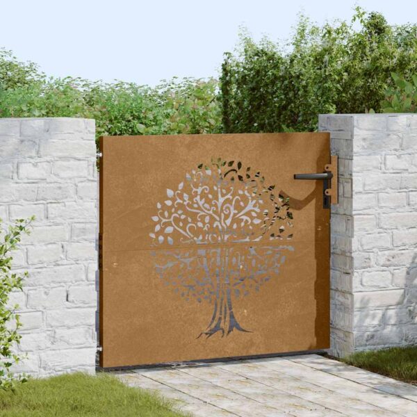 8720287217336_g_en_hd_1.jpg Garden Gate 85x75 cm Corten Steel Tree Design