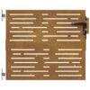 Garden Gate 85x75 cm Corten Steel Square Design