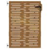 Garden Gate 85x125 cm Corten Steel Square Design