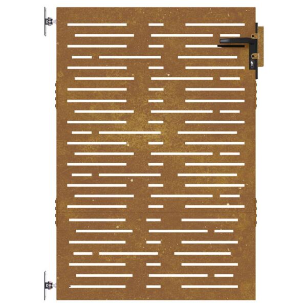 Garden Gate 85x125 cm Corten Steel Square Design