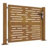 Garden Gate 100x75 cm Corten Steel Square Design