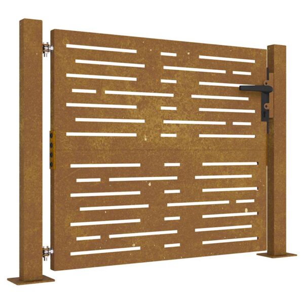 Garden Gate 100x100 cm Corten Steel Square Design