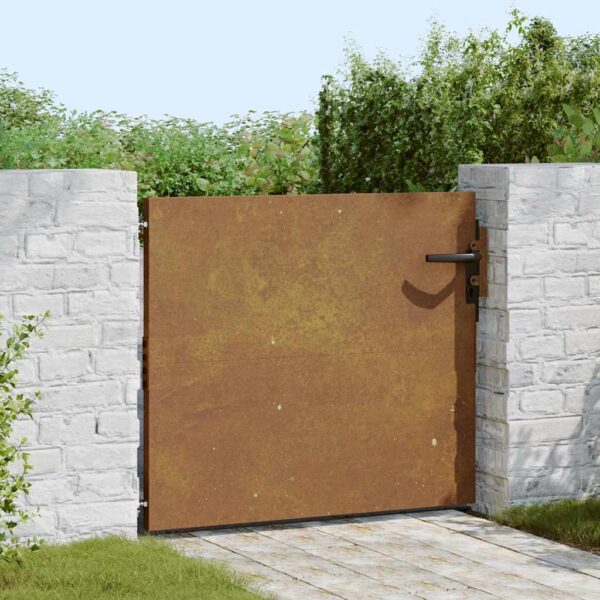 Garden Gate 85x75 cm Corten Steel