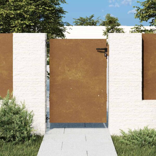 Garden Gate 85x125 cm Corten Steel