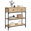 Console Table Sonoma Oak 72.5x25x75 cm Engineered Wood
