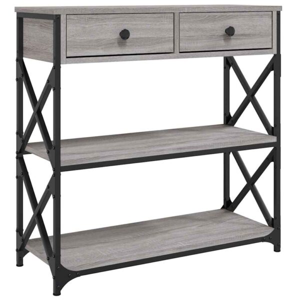 8720845421496_a_en_hd_1.jpg Console Table Grey Sonoma 75x28x75 cm Engineered Wood