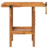 Workbench with Vices 92x48x83 cm Solid Wood Acacia