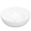 Wash Basin White 44x17 cm Ceramic Round