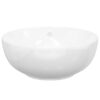 Wash Basin White 44x17 cm Ceramic Round