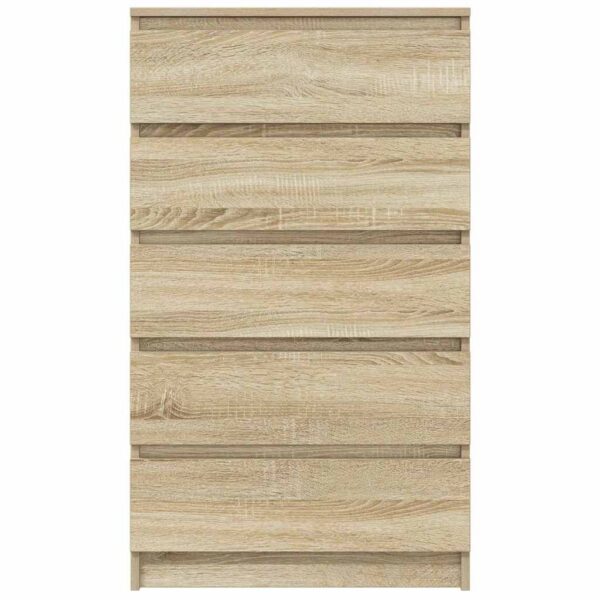 Drawer Cabinet Sonoma Oak 60x36x103 cm Engineered Wood