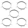 Lawn Aerator Clamps 5 pcs with Spikes Ã˜ 30 cm Iron