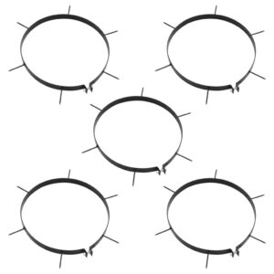 Lawn Aerator Clamps 5 pcs with Spikes Ã˜ 30 cm Iron