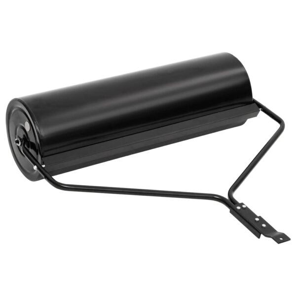 Garden Lawn Roller Push Black 63 L Iron