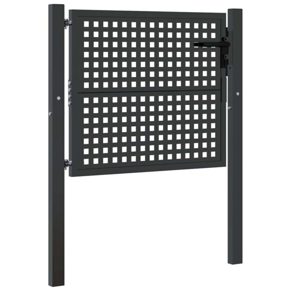 Garden Gate Anthracite 100x75 cm Steel