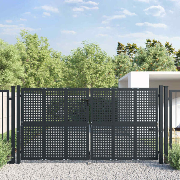 Garden Gate Anthracite 300x150 cm Steel