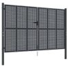 Garden Gate Anthracite 300x175 cm Steel