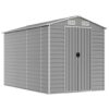 Garden Shed Light Grey 191x300x198 cm Galvanised Steel