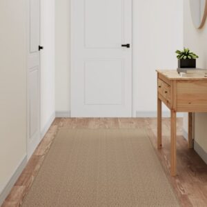 Carpet Runner Sisal Look Sand 80x200 cm