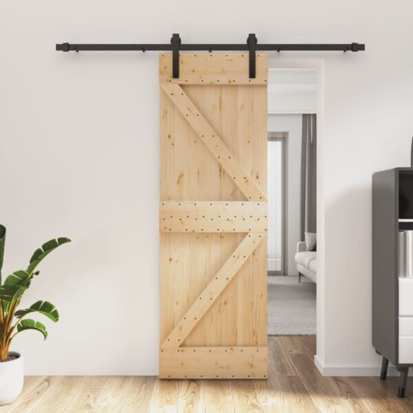 8721012080386_m_en_hd_1.jpg Sliding Door with Hardware Set 70x210 cm Solid Wood Pine