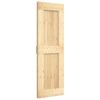 Sliding Door with Hardware Set 70x210 cm Solid Wood Pine