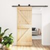 8721012081130_m_en_hd_1.jpg Sliding Door with Hardware Set 70x210 cm Solid Wood Pine
