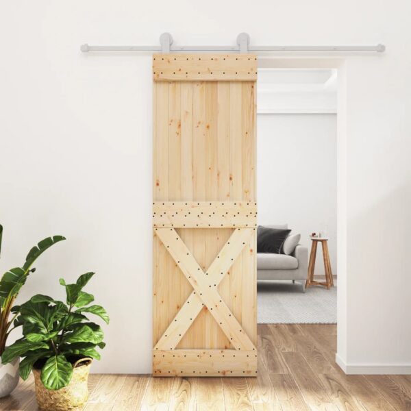 8721012081710_m_en_hd_1.jpg Sliding Door with Hardware Set 70x210 cm Solid Wood Pine