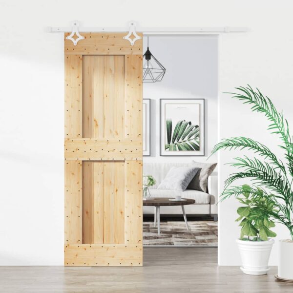 8721012082205_m_en_hd_1.jpg Sliding Door with Hardware Set 70x210 cm Solid Wood Pine