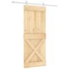 8721012082267_a_en_hd_1.jpg Sliding Door with Hardware Set 85x210 cm Solid Wood Pine