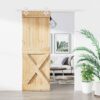 8721012082267_m_en_hd_1.jpg Sliding Door with Hardware Set 85x210 cm Solid Wood Pine