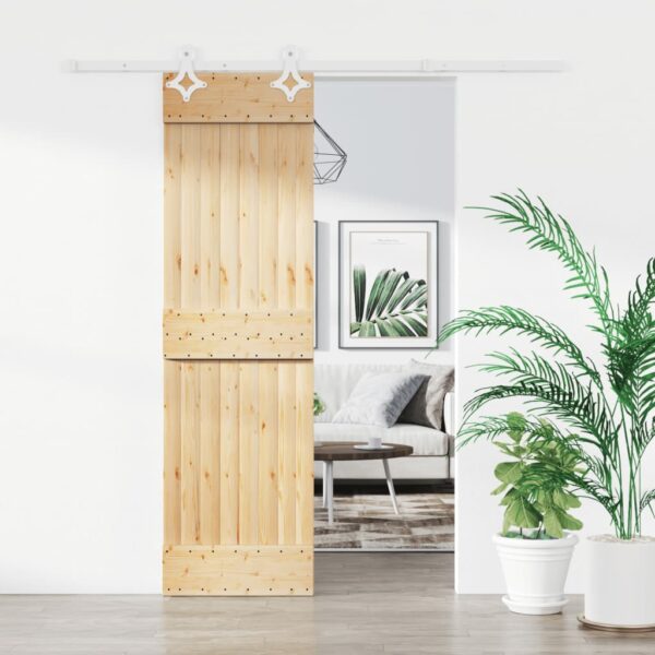 8721012082342_m_en_hd_1.jpg Sliding Door with Hardware Set 70x210 cm Solid Wood Pine
