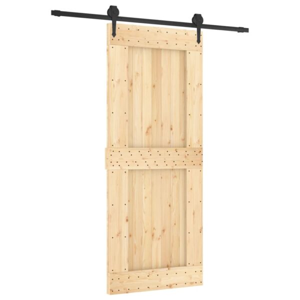 8721012082601_a_en_hd_1.jpg Sliding Door with Hardware Set 85x210 cm Solid Wood Pine
