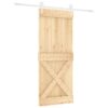 8721012083080_a_en_hd_1.jpg Sliding Door with Hardware Set 100x210 cm Solid Wood Pine