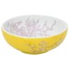 Countertop Basin White and Yellow Round Î¦41x14 cm Ceramic