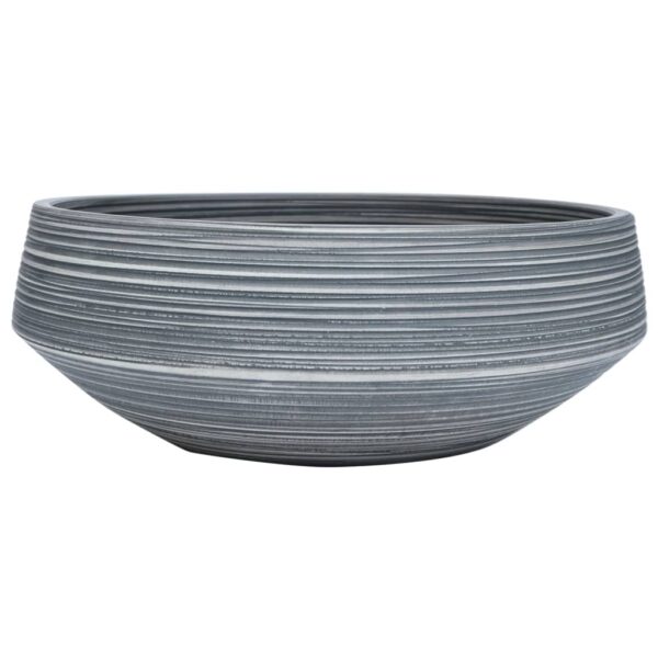 8721012118751_a_en_hd_1.jpg Countertop Basin Grey Round Φ41x14 cm Ceramic