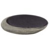 Countertop Basin Purple and Grey Oval 59x40x14 cm Ceramic