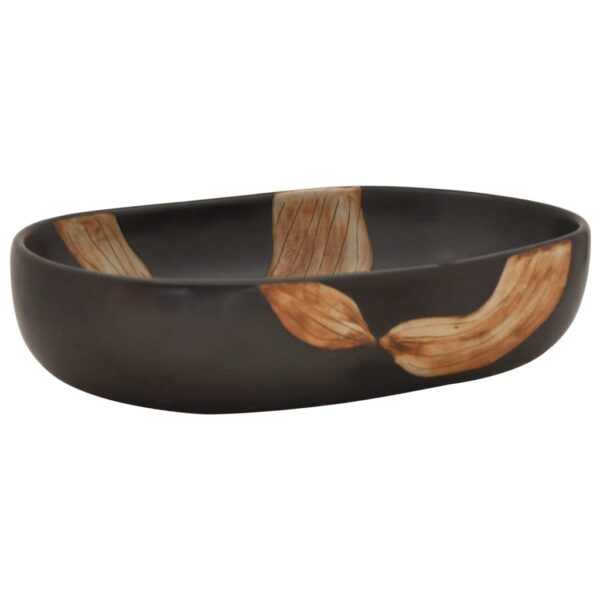 8721012119154_a_en_hd_1.jpg Countertop Basin Black Oval 59x40x14 cm Ceramic